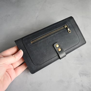 Adventurer's Leather Wallet (fits a passport)