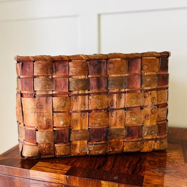 Northeastern Native American Woven Basket, c. 1900