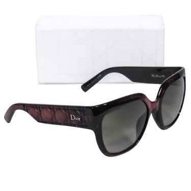 Christian Dior - Iridescent Maroon Large Sunglasses