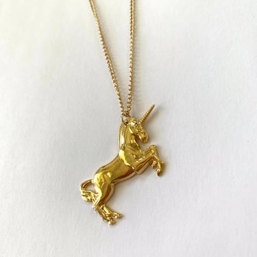 14k Gold Plated Unicorn Necklace
