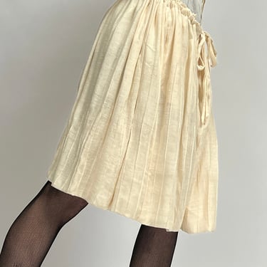 YSL Cream Puff Skirt (L)