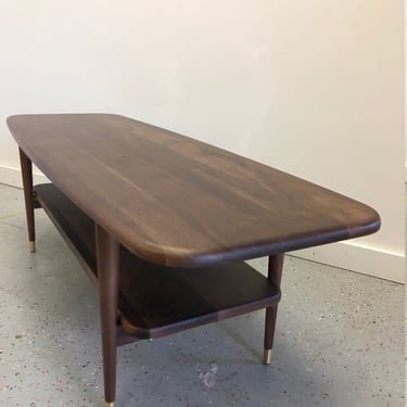 Wonderful Solid Walnut Coffee Table 