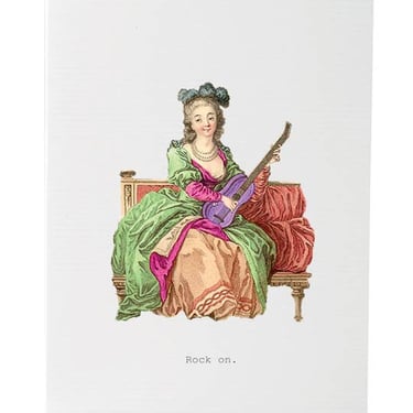 Rock On Greeting Card