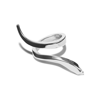 Silver Isobel Snake Ring