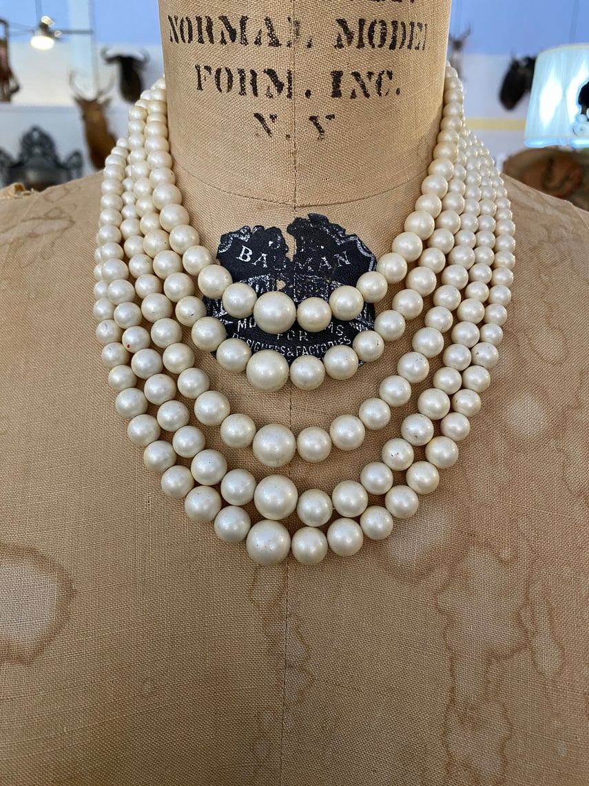 Vintage Pearl Necklace - Etsy