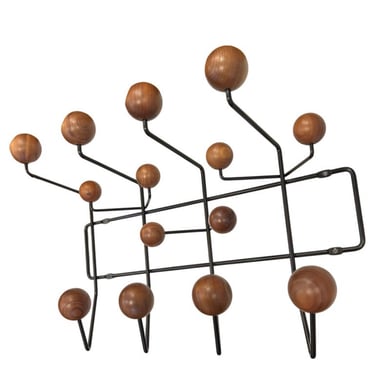 Eames Walnut & Iron Hang it All for Herman Miller