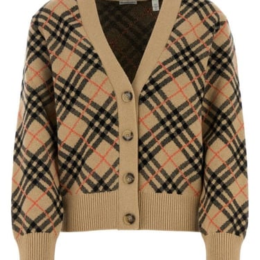 Burberry Woman Embroidered Cashmere Cardigan