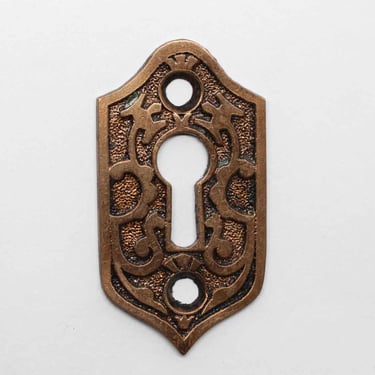 Aesthetic Bronze Keyhole Escutcheon Plate