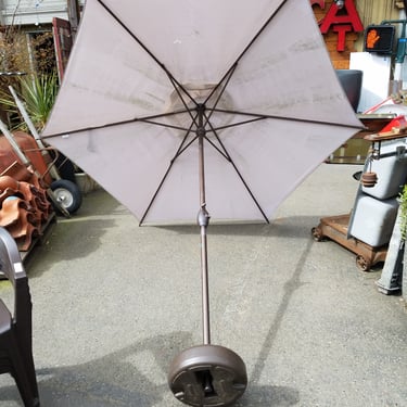 2 Piece Outdoor Patio Umbrella  109W x 90H