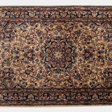 Persian Sarouk Rug, 4' x 2'