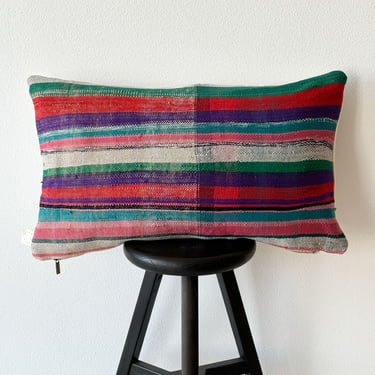 Upcycled Moroccan Textile Pillow
