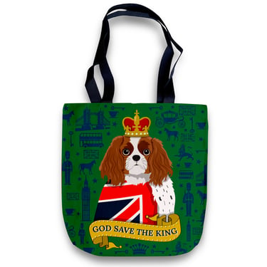 Cheeky Tote Bag – King Charles Spaniel: God Save the King