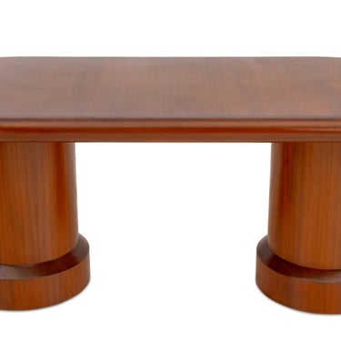 I.M. Pei Postmodern Mahogany Dining Table
