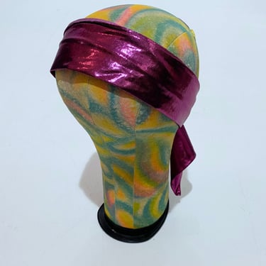 Electric Pink Hair Scarf