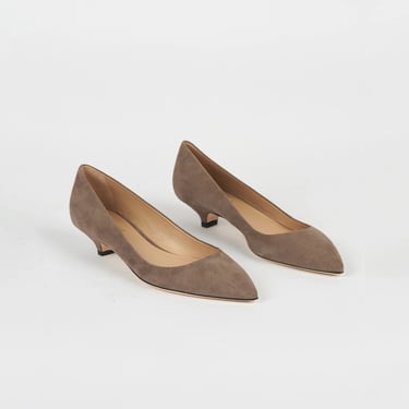 Kitty Point Heel in Taupe