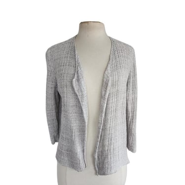 Vintage Eileen Fisher Linen Cardigan Light Beige Gray / L 