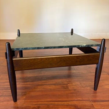 Sergio Rodriques Style Marble Top Coffee Table