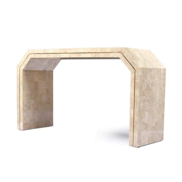 Karl Springer Style Tessellated Smith Console Table by Maitland Smith 