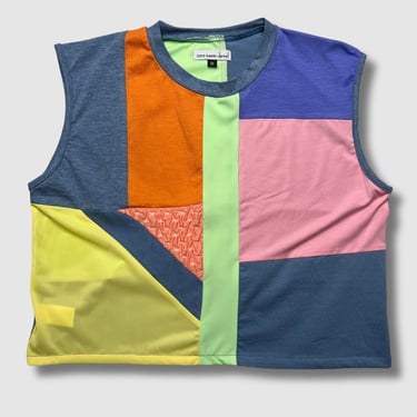 Limited Edition  'Pastels for Summer' Mock Neck Crop Top (s)