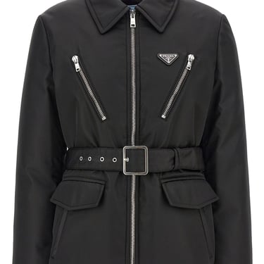 Prada Women 'Re-Nylon' Zip Down Jacket