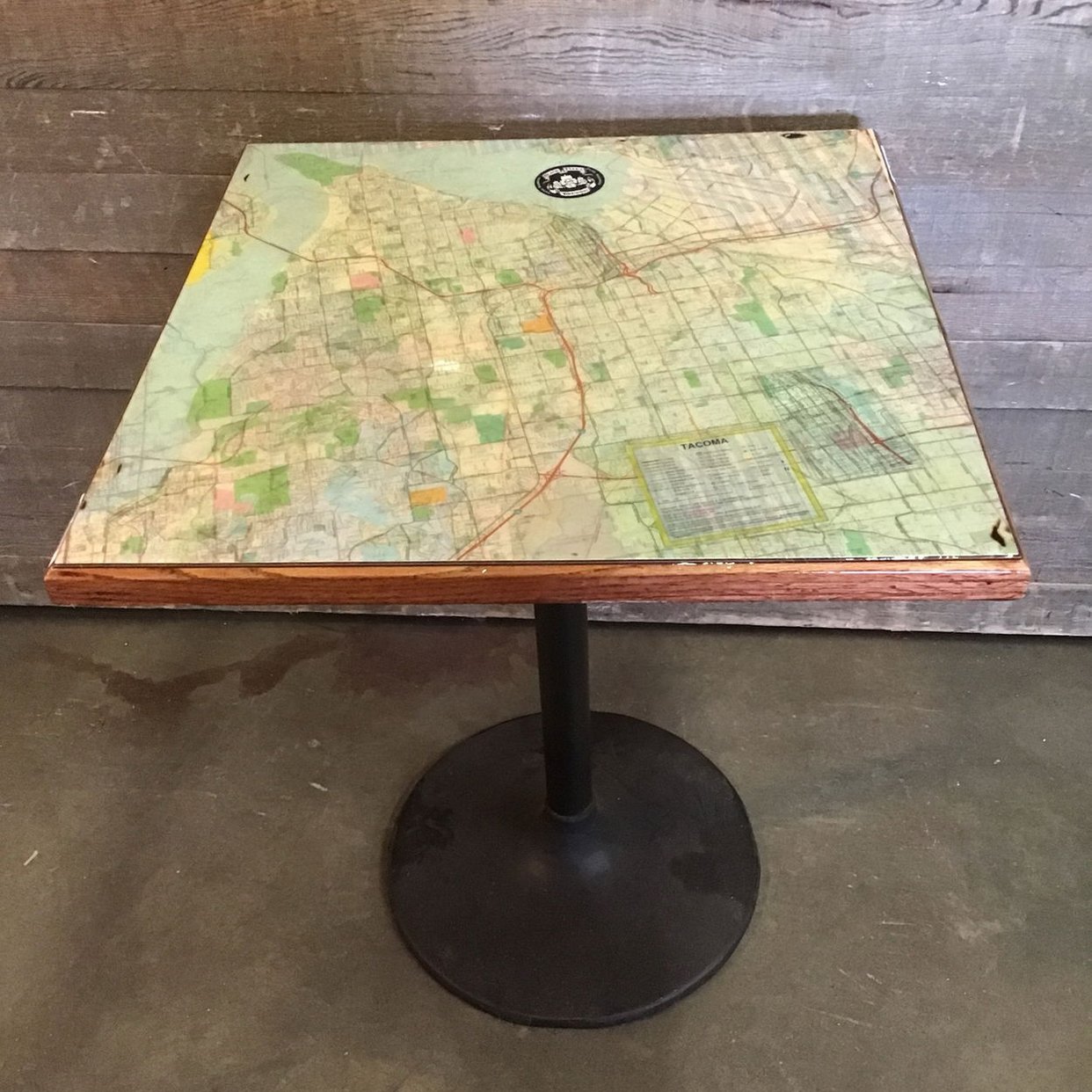 Map Of Tacoma Table (Tacoma) | Second Use - Seattle and Tacoma, WA | ATTIC