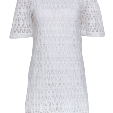 A.L.C. - Ivory Crochet Lace Off The Shoulder Dress Sz 2