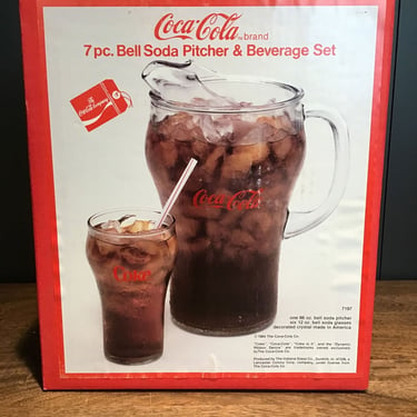 80s Coca-Cola Pitcher Set (Seattle)