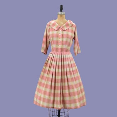 1950s Blush Of Spring cotton dress 