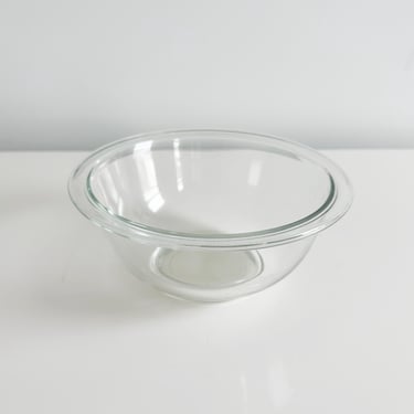 1970s Pyrex Original Clear Glass Nesting Mixing Bowls with Rim #322, #323, #325 USA Vintage 1970s 