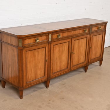 Baker Furniture French Regency Louis XVI Directoire Style Rosewood and Walnut Sideboard Credenza