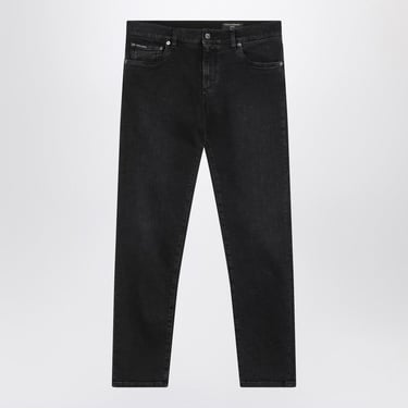 Dolce&Gabbana Black Slim Jeans In Denim Men