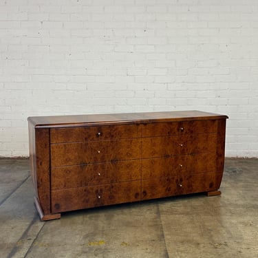 Art Deco Burl Wood Dresser 