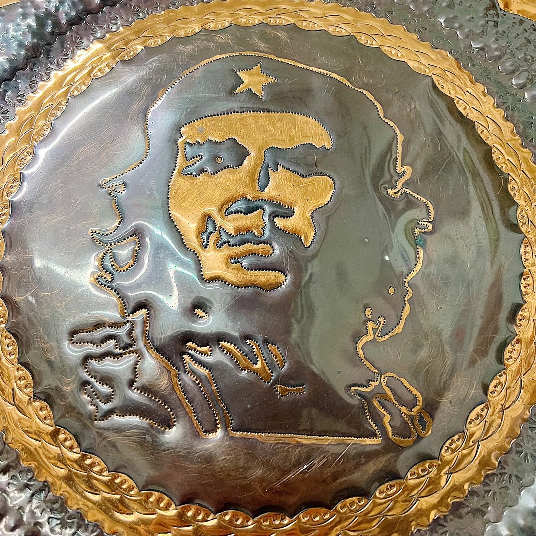 1970s Che Guevara Copper Relief Plaque - Vintage Counter Culture | Mad ...