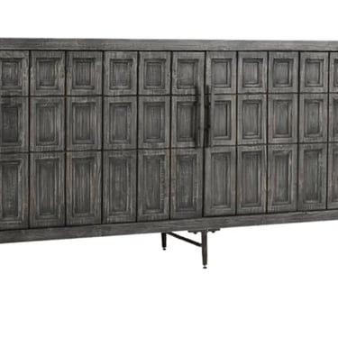 106” Reclaimed Wood 6 Door Sideboard  by Terra Nova Furniture Los Angeles 
