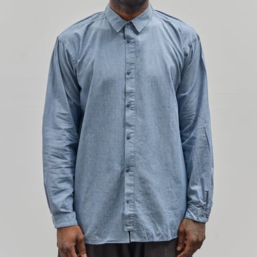 Postalco Unisex Free Arm Shirt Straight Fit, Light Chambray