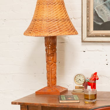 Vintage Tiki Lamp