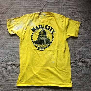 80s Mad City Wisconsin Tee Medium 