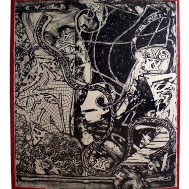 Frank Stella Prints 1967-1982 Vintage Exhibition Poster University of Michigan 