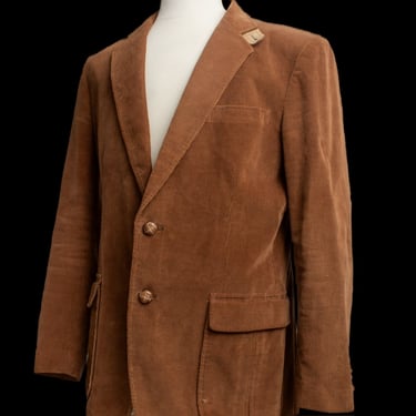 Vintage Corduroy Blazer | 42R | Brown Corduroy 