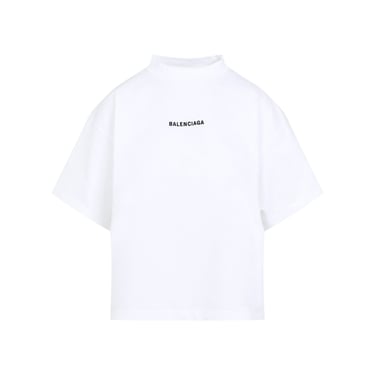 Balenciaga Women Balenciaga S/S Cropped T-Shirt