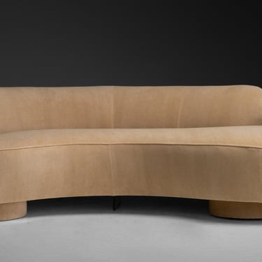 Vladimir Kagan Cloud Sofa in Wool Velvet