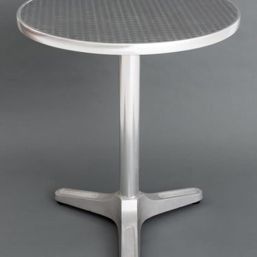 Contemporary Aluminum & Stainless Steel Cafe Table