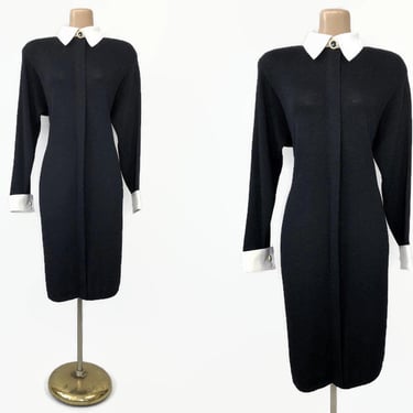 VINTAGE 90s Y2K St. John Knit Black | Black Lotus Vintage - Lake Geneva, WI  | ATTIC