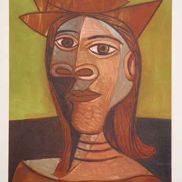 Tete de Femme, Pablo Picasso (After), Marina Picasso Estate Lithograph Collection 