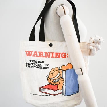 1970s/80s Garfield Canvas Tote Bag 