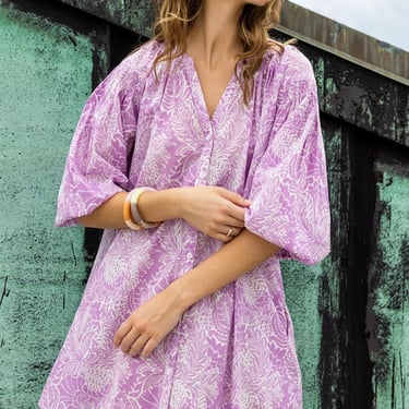 Lilla P | Bracelet Sleeve Buttondown Dress