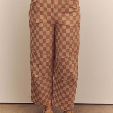 amente Gingham Easy Pants