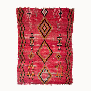 Vintage Moroccan Rug | 4’6” x 6’6”