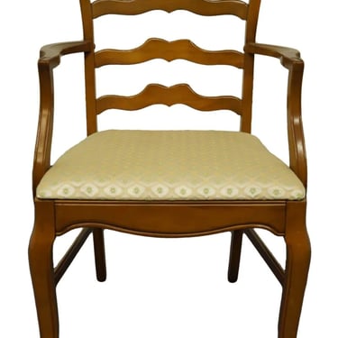 High End Vintage Solid Hard Rock Maple Ladderback Dining Arm Chair 22704 - Orleans Mocha 
