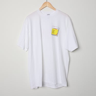 vintage 1990s y2k DEX phonebook LANDLINE short sleeve t-shirt -- size xl 